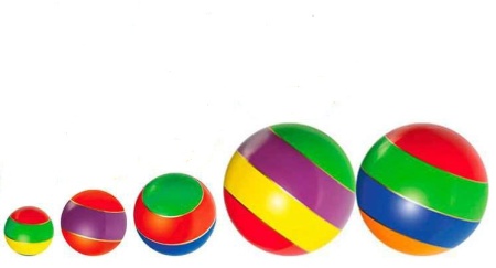 Купить Мячи резиновые (комплект из 5 мячей различного диаметра) в Костроме 