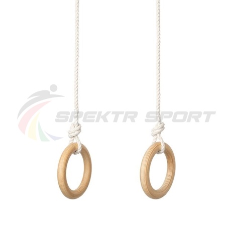 Купить Кольца гимнастические деревянные (фанера 18 мм, покрытие: эмаль, лак или пропитка) в Костроме 