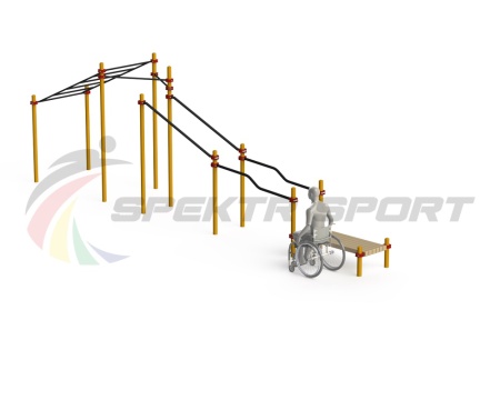 Купить Спортивный комплекс для инвалидов-колясочников WRK-D22_76mm в Костроме 