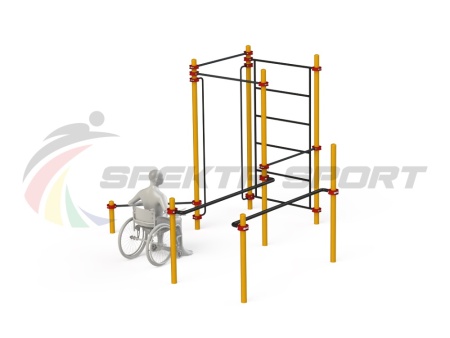 Купить Спортивный комплекс для инвалидов-колясочников WRK-D18_76mm в Костроме 